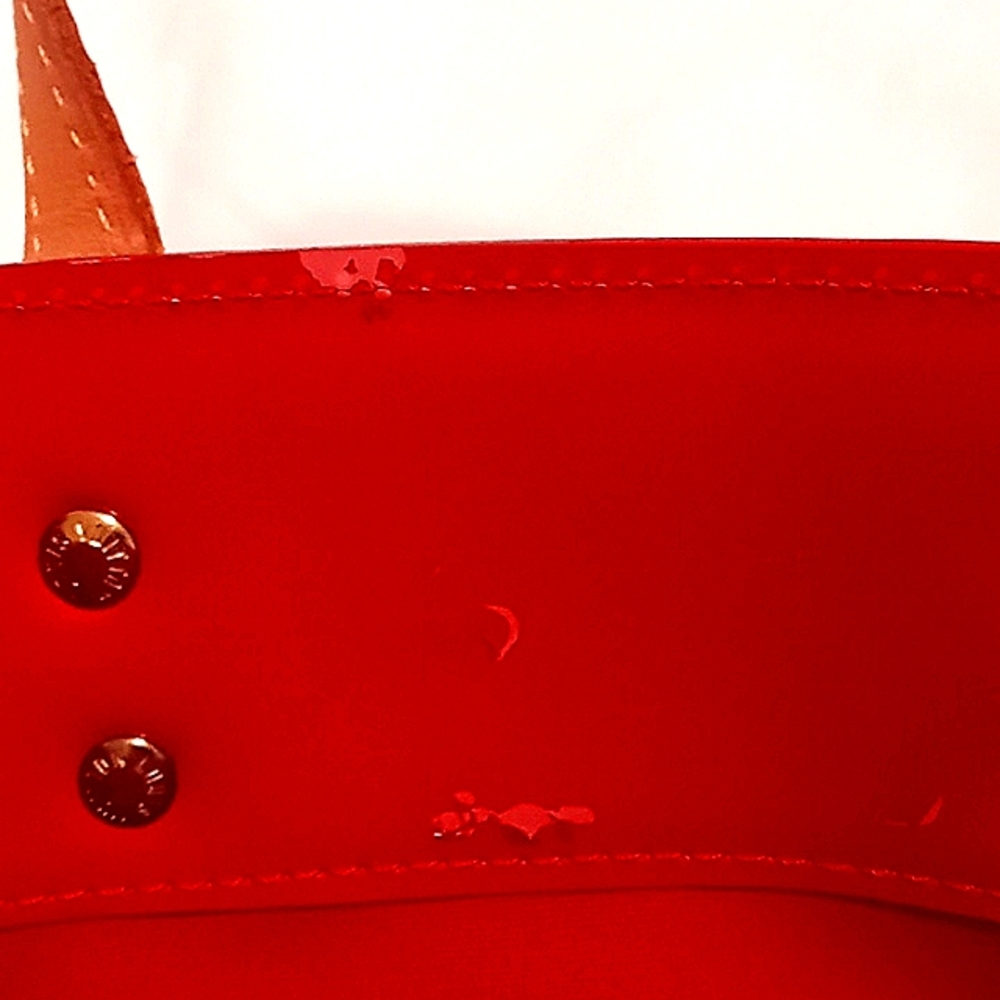 💋  Louis Vuitton Reade PM Monogram Vernis Handbag Tote Bag  #M91088 EUC - Picture 9 of 16